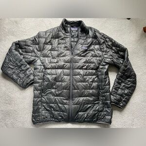 XL Men’s Gray Nano puff- like new condition.